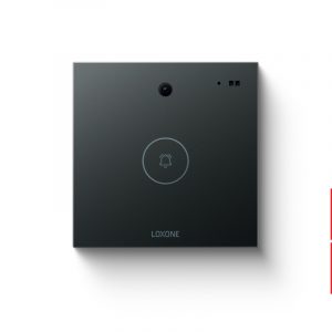 Intercom antracitová