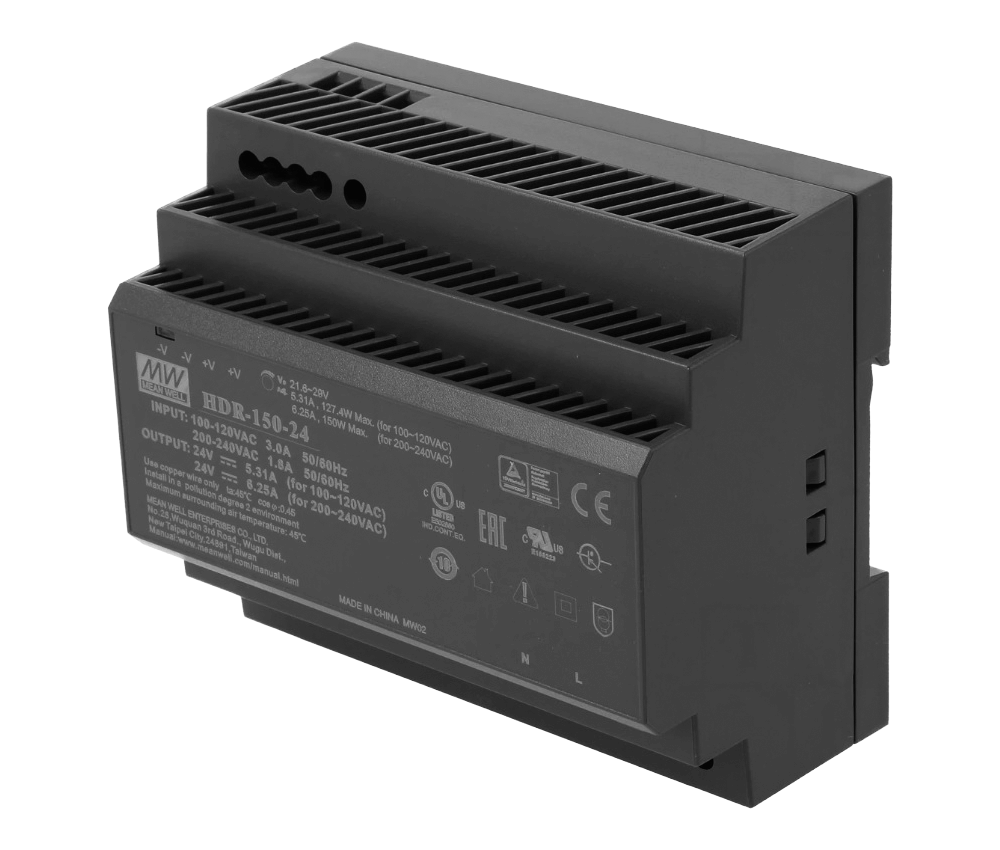 Zdroj MeanWell HDR-150-24, 24V, 6,25A