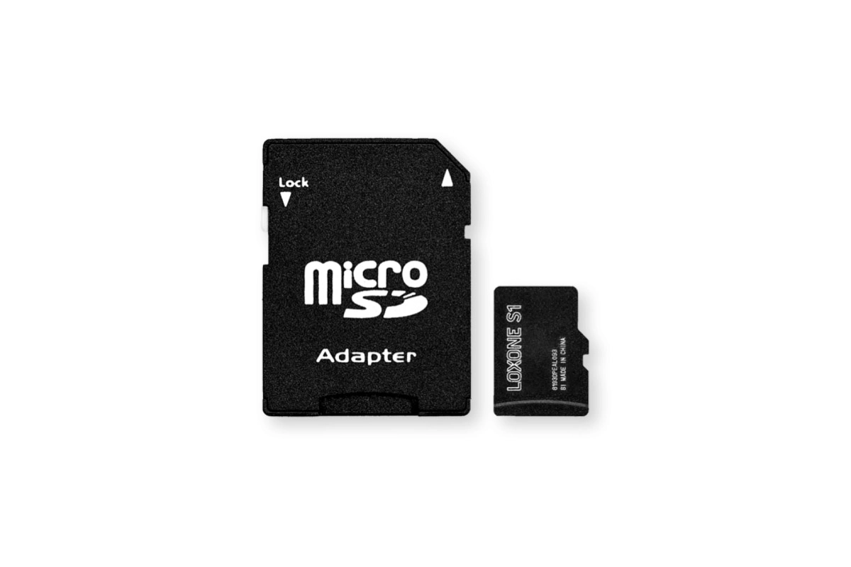 SD karta s firmwarem pro Miniserver 2. generace