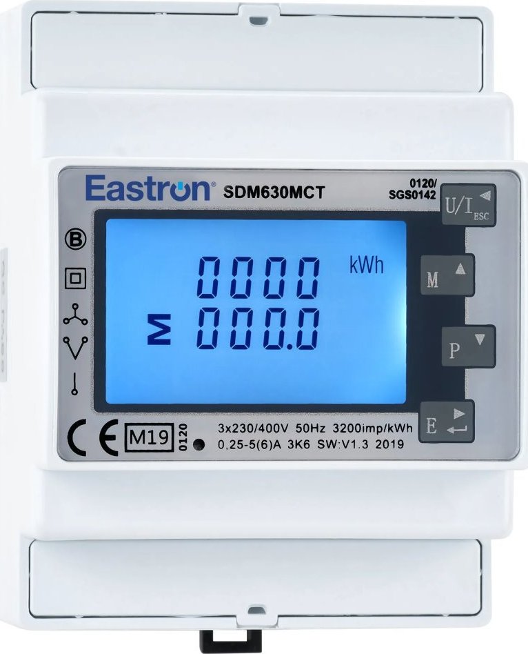 Elektroměr SDM630MCT V2 x/5A ModBus MID